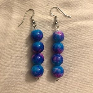 Cotton candy earrings